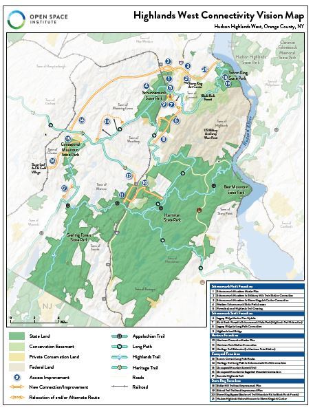 Highlands West Trail Connectivity Plan.